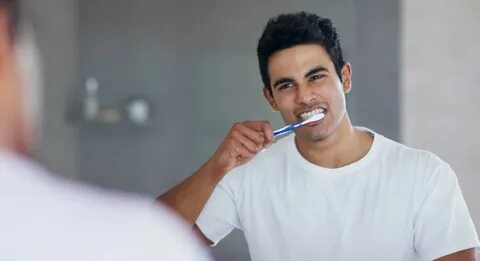 Wash teeth
