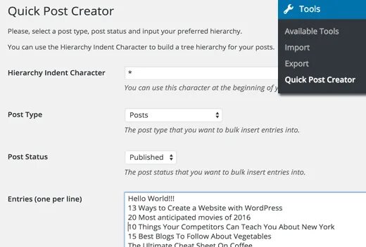 Creating post. Post creator это.