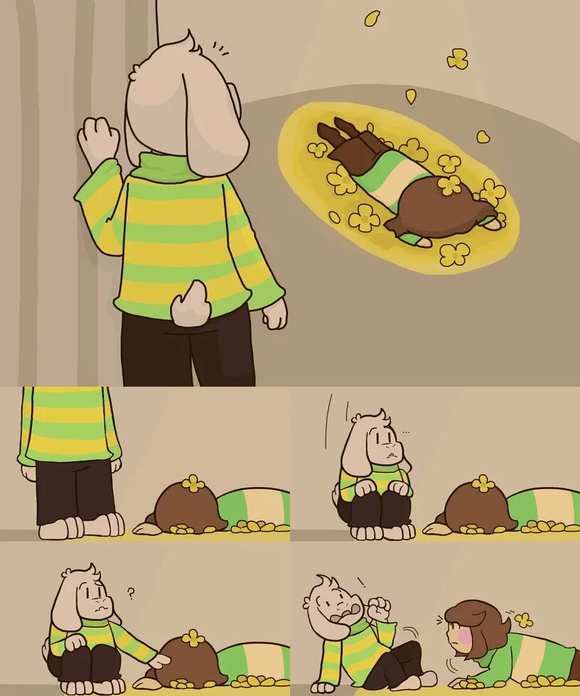 Смерть чары. Chara and Asriel. Андертейл Чара и Азриэль. Undertale Азриэль смерть чары. Андертейл Чара и Азриэль комиксы.