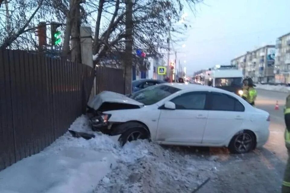 5 апреля 42. Авария в Белово вчера вечером.