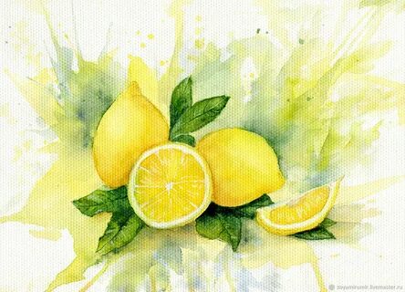 Рисунок лимонов