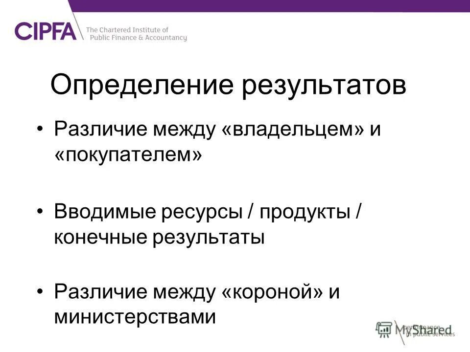 Отчет и результат разница