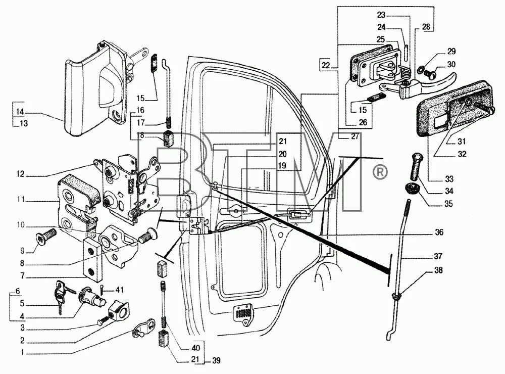 Механизм ручки двери Газель 3302. Тяга замка Газель 3302. Замок передний двери ГАЗ 3302. Тяга замка двери Газель 2705. Дверь левая бизнес