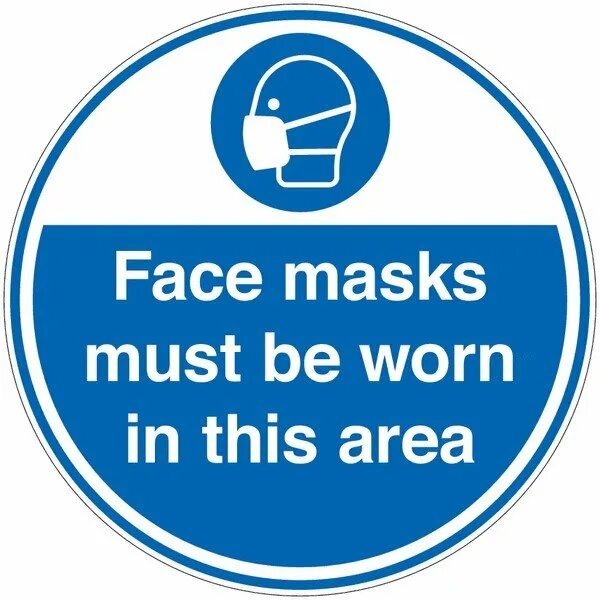 Can be worn. Face Mask must be worn вверх ногами. Dust Mask must be worn Sings.