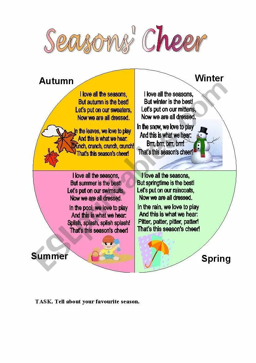 Английские песенки времена года. Poem about Seasons for Kids. Months poems for Kids. Стих Seasons. Seasons poems for children.