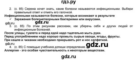 Окружающий мир 3 класс страница 85