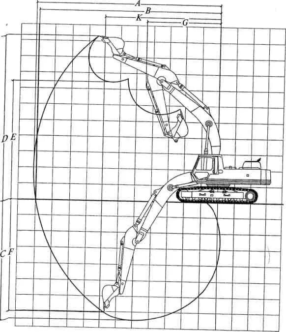 Максимальная глубина экскаватора. Радиус копания экскаватора JCB 205. Глубина копания экскаватора Komatsu 400. Глубина копания экскаватора 330. XCMG 150 глубина копания.