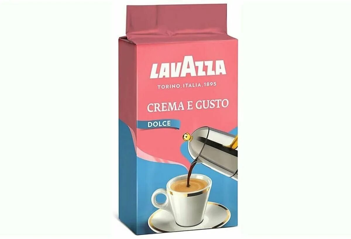 Кофе молотый lavazza crema e