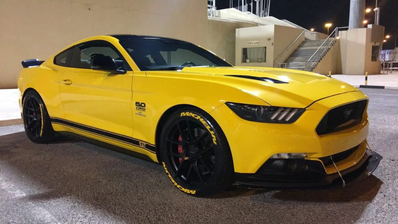 Triple Yellow 2018 Ford Mustang