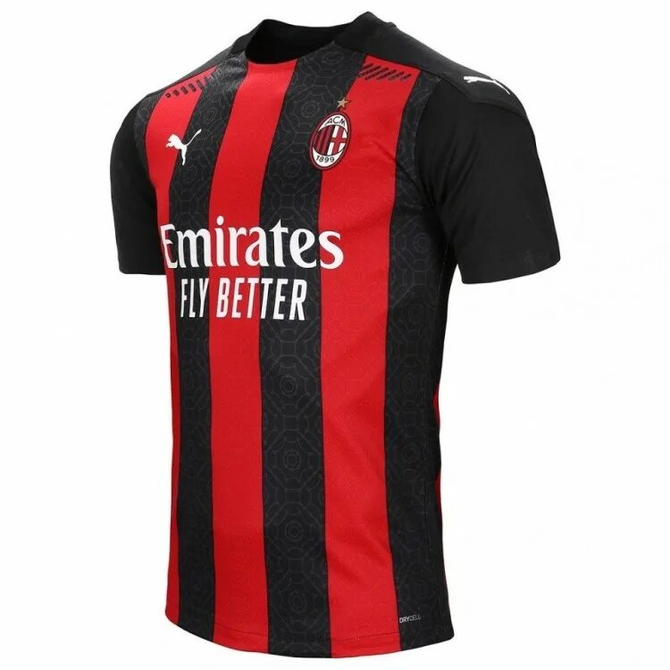 Футболки клубов купить. Футболка AC Milan 2020.