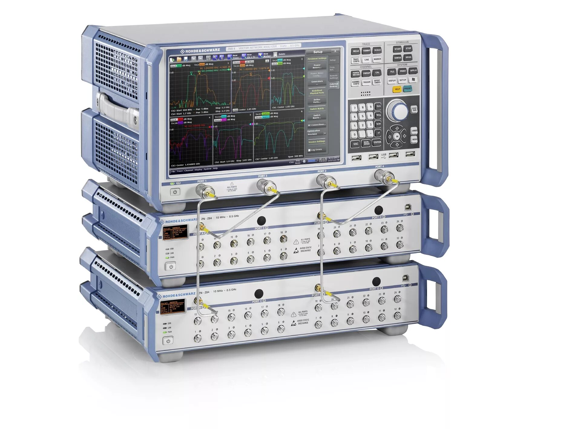Network analyzer. Векторный анализатор цепей rohde and schwarz znb 20 ghz. анализатор цепей векторный r&amp;s zmb20. r&amp;s zn-z235. r&amp;s®znb vector network analyzer.
