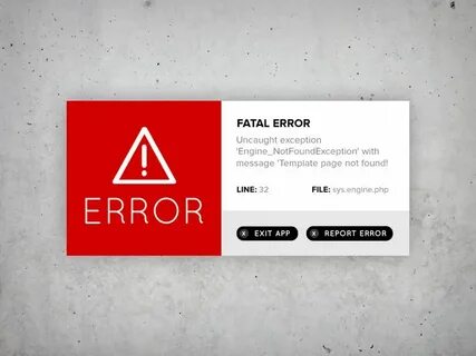 Error upstream error message