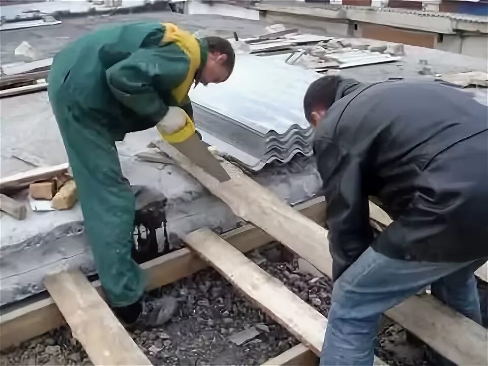 Как правильно залить крышу