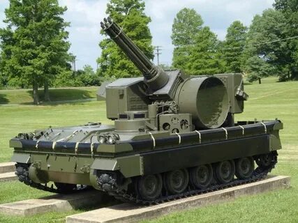 Танк с ракетно пушечным вооружением