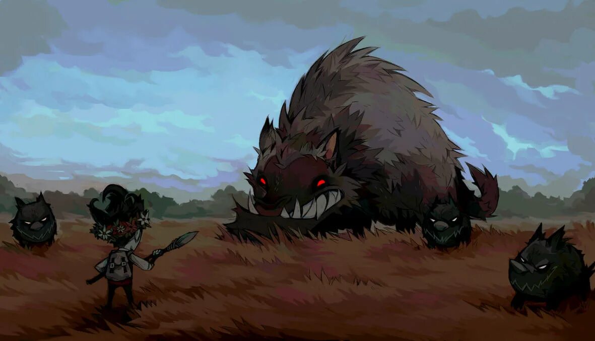 Don t pack. Варг don&#039;t starve together. варг из донт старв. don t starve гончая. большая гончая дст.