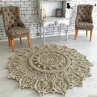 Ковер из шнуров схемы