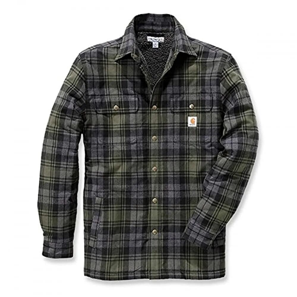 Как называется плотная рубашка. Шерпа carhartt. рубашка кархарт. carhartt рубашка мужская. carhartt sherpa lined.