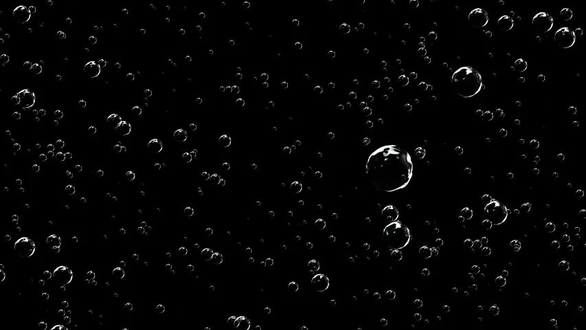 Черный бабл. Bubbles on Black background.