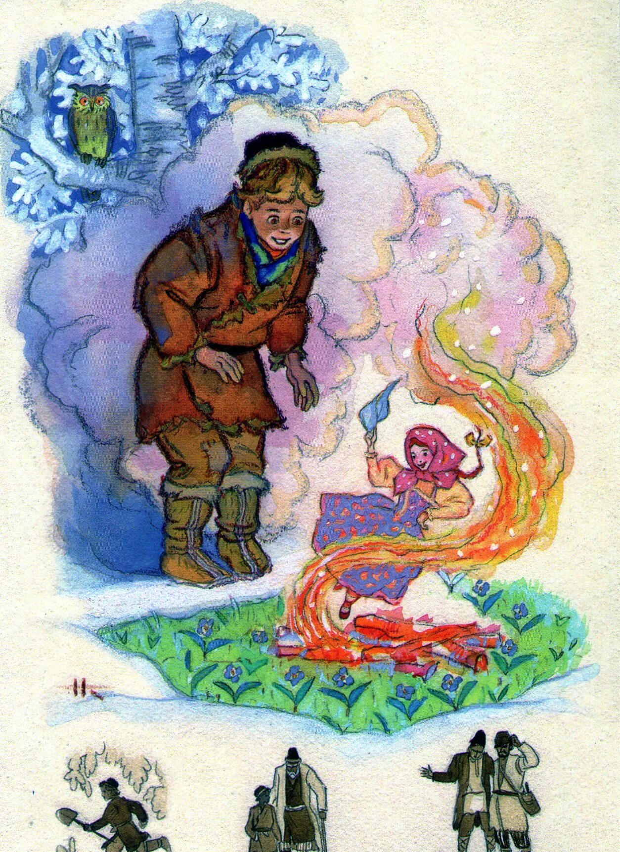 Огневушка поскакушка персонаж. Бажов огневушка читательский дневник. Огневушка поскакушка бажова. Бажов палех огневушка поскакушка. Сказы бажова огневушка поскакушка.