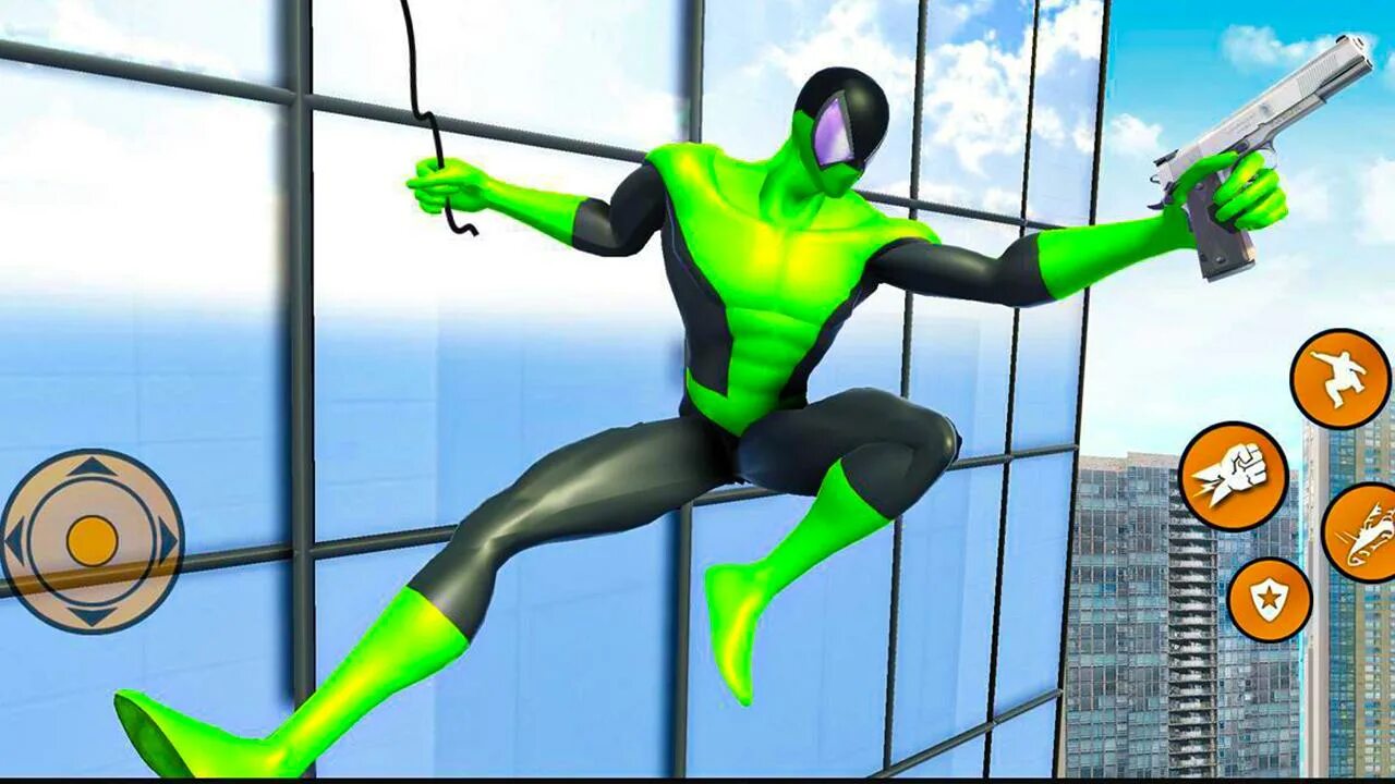 Игра человека паука зеленого. Spider Rope Hero. Зеленый человек игра. Грин человек паук. Spider Rope Hero Vegas City игра.