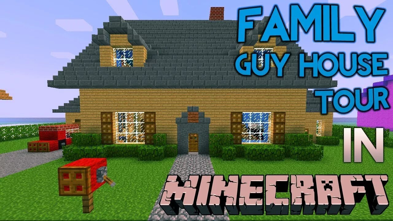 Майнкрафт фэмили. Minecraft Family. Дом Metal Family в майнкрафт. Family guy Minecraft. Гриффины майнкрафт.