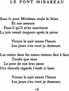 La seine текст на английском