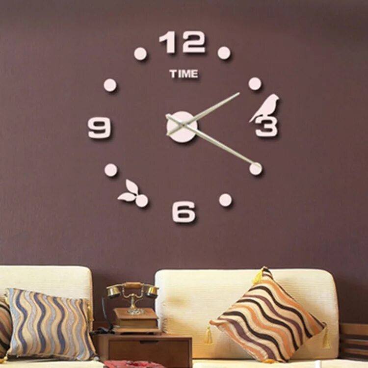 3d часы DIY zn0018. Часы на стену. Часы настенные необычные. Декоративные часы на стену.