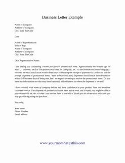 English letter examples