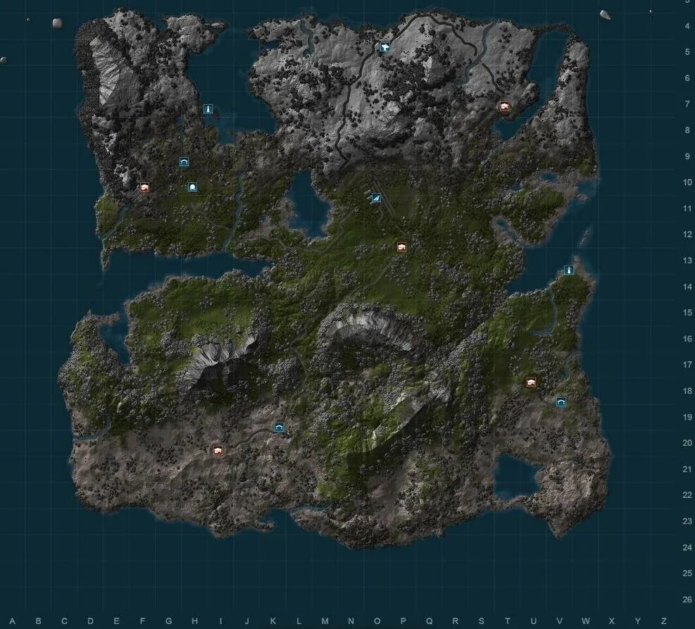 Procedural Map раст. Карта раст 2022. Карта раст Seed 1597818633. Карта раст со2.