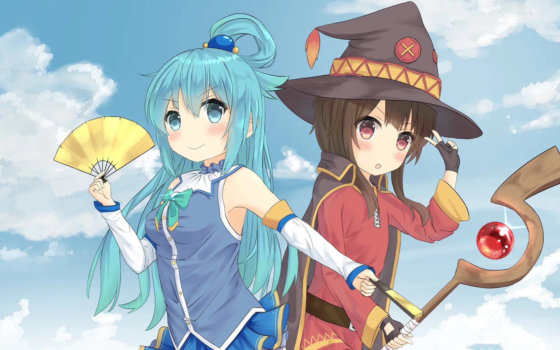 Konosuba gods blessing on this wonderful world. Коносуба. Aqua Megumin. Мегумин коносуба.