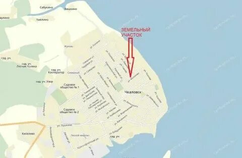 Карта чкаловска нижегородской