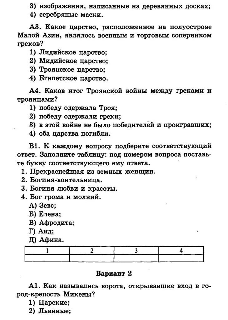 греки и критяне 5 класс тест. причины троянской войны. микены и троя проверочная работа 5 класс. микены и троя проверочная работа 5 класс. микены и трое.