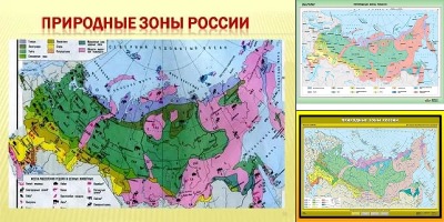 природные зоны россии атлас 8 класс