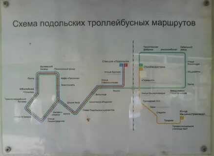 Карта движения автобусов подольск