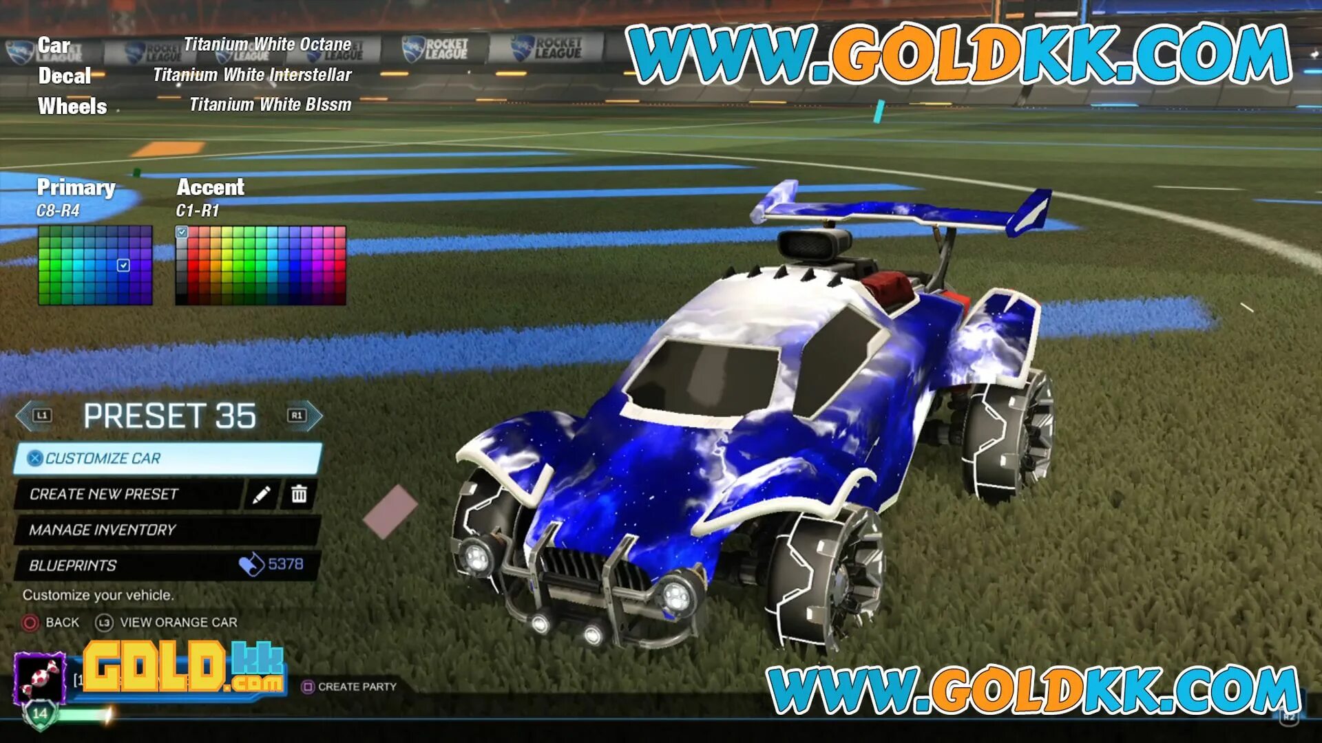 Titanium white. Interstellar TW Blueprint Rocket League.