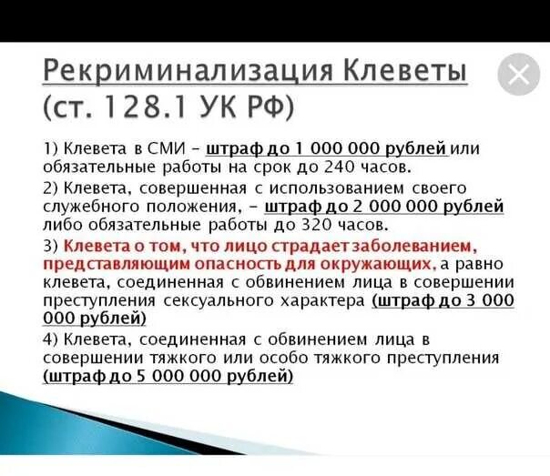 Оговор наказание статья. 128.1 УК РФ клевета. Ст 128 УК РФ. Клевета статья уголовного кодекса. Статья 128.1 УК РФ.