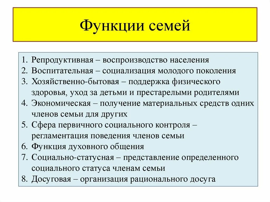 Какой пример иллюстрирует экономическую функцию современной семьи (82 фото)