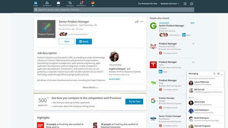 In greater details. Redesigned LINKEDIN. View all people also search for.