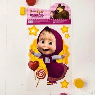 Наклейка маша