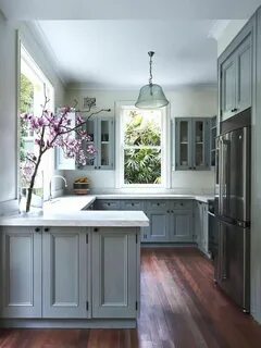 It is small the kitchen