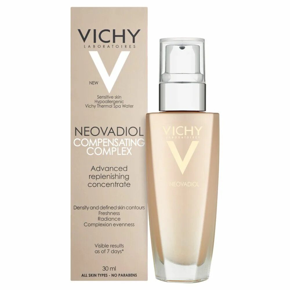 Виши Неовадиол сыворотка 30мл. Виши Неовадиол Replenishing. Vichy Neovadiol 5 ml. Виши Неовадиол сыворотка компенсирующий комплекс.