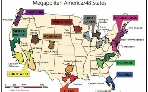 Крупнейшие города сша на карте
