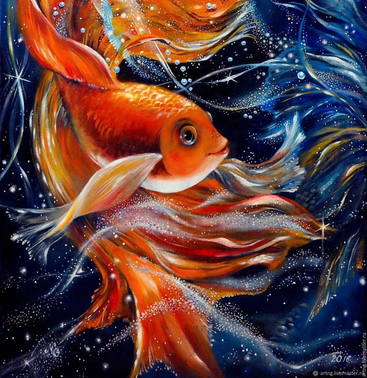 Золотая рыбка живопись. Золотая рыбка гуашью. Картина рыбы. Золотая рыбка исполняет желания.