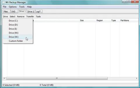 Backup manager
