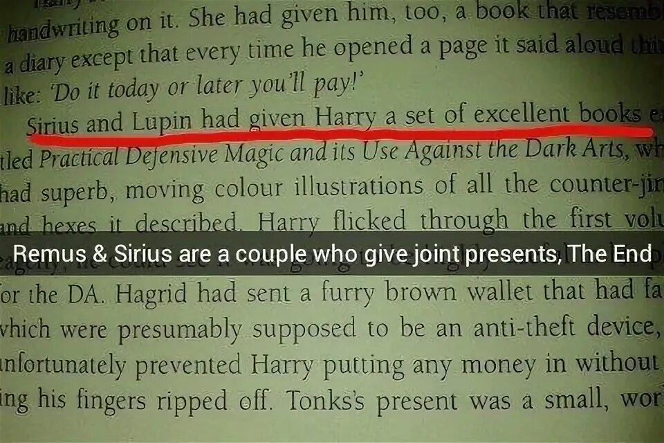 Present is given to him. Present is given to him