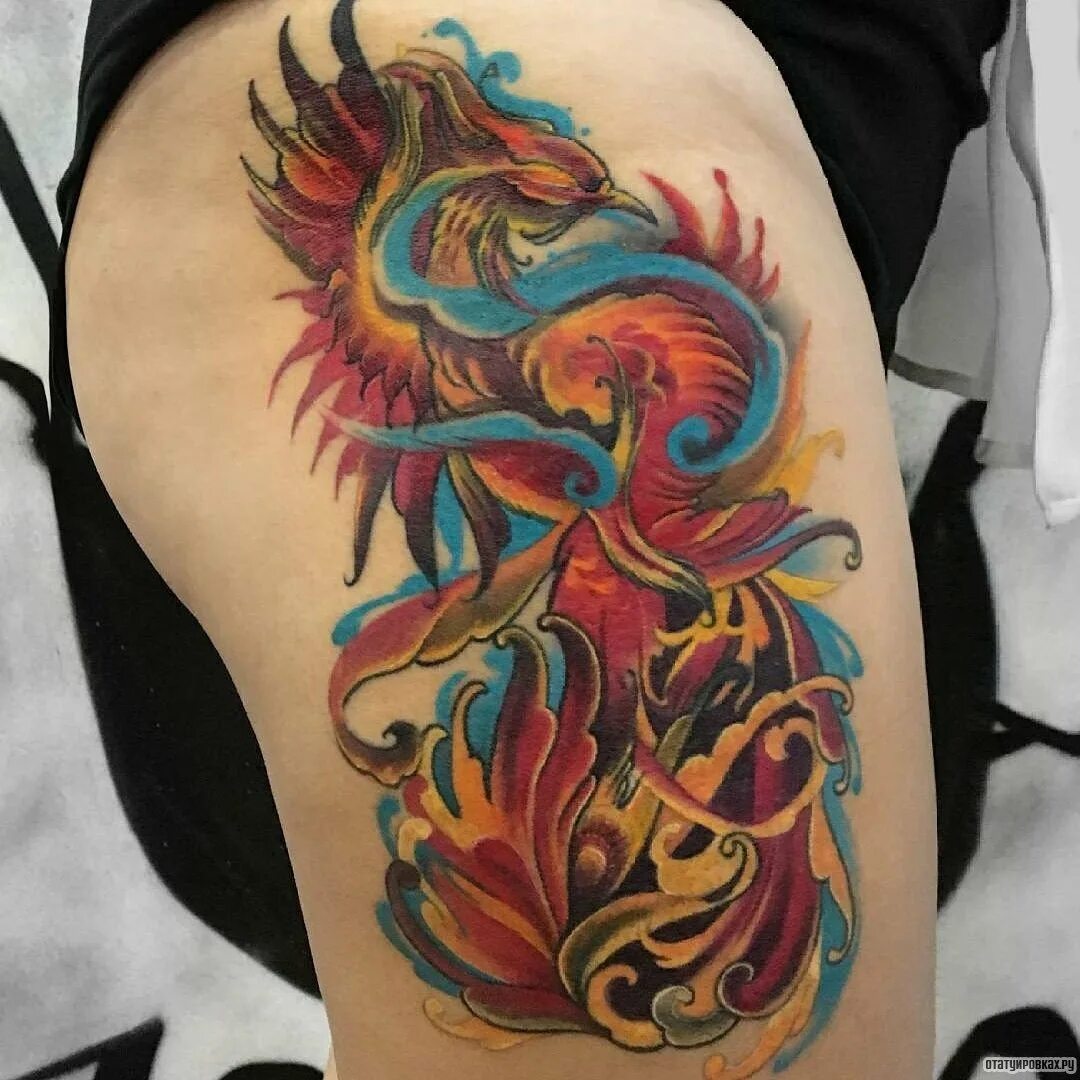 значение тату жар. луань-няо. значение тату жар. жар птица тату. значение тату жар.