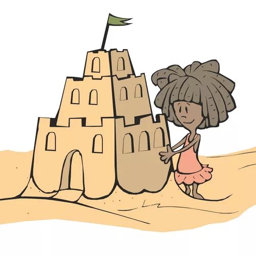 Make a sandcastle
