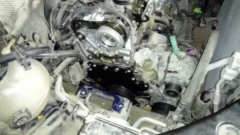 Замена цепи фольксваген тигуан 1.4 tsi