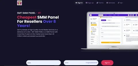 Smm panel sign up for test balance