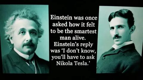 Тесла и эйнштейн